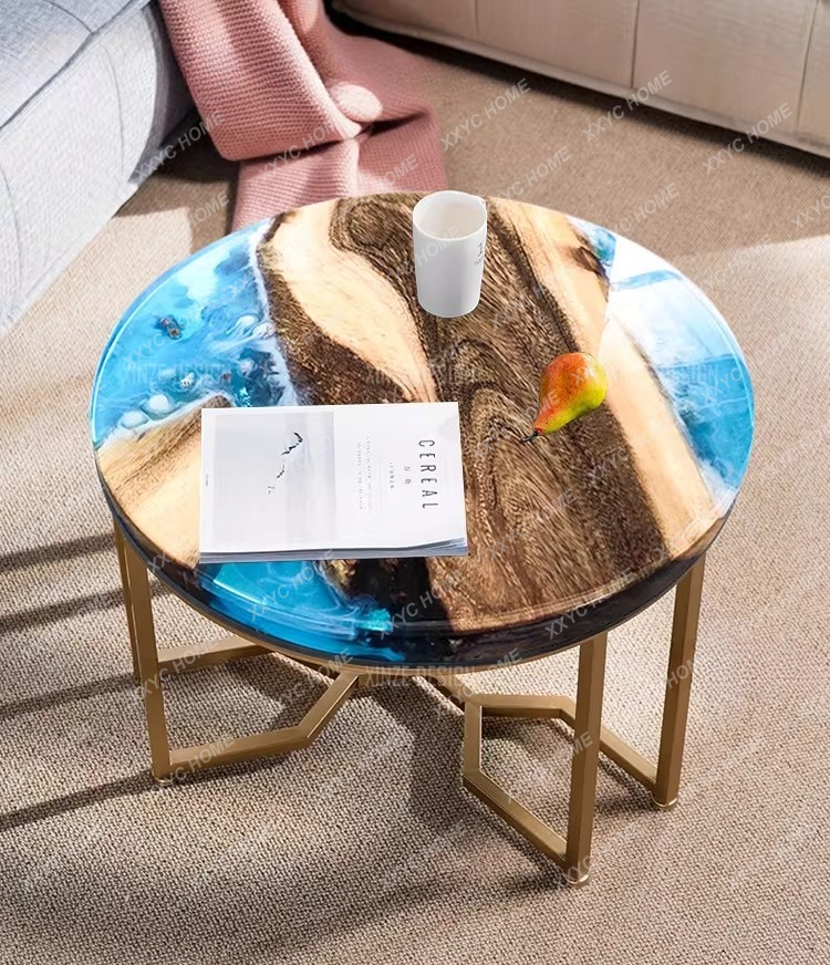 Resin Art Dining Table - Creative art dining table epoxy resin