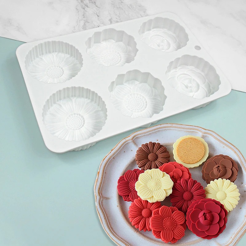 Resin Art Cube - 3D Flower Silicone Mold For Soap