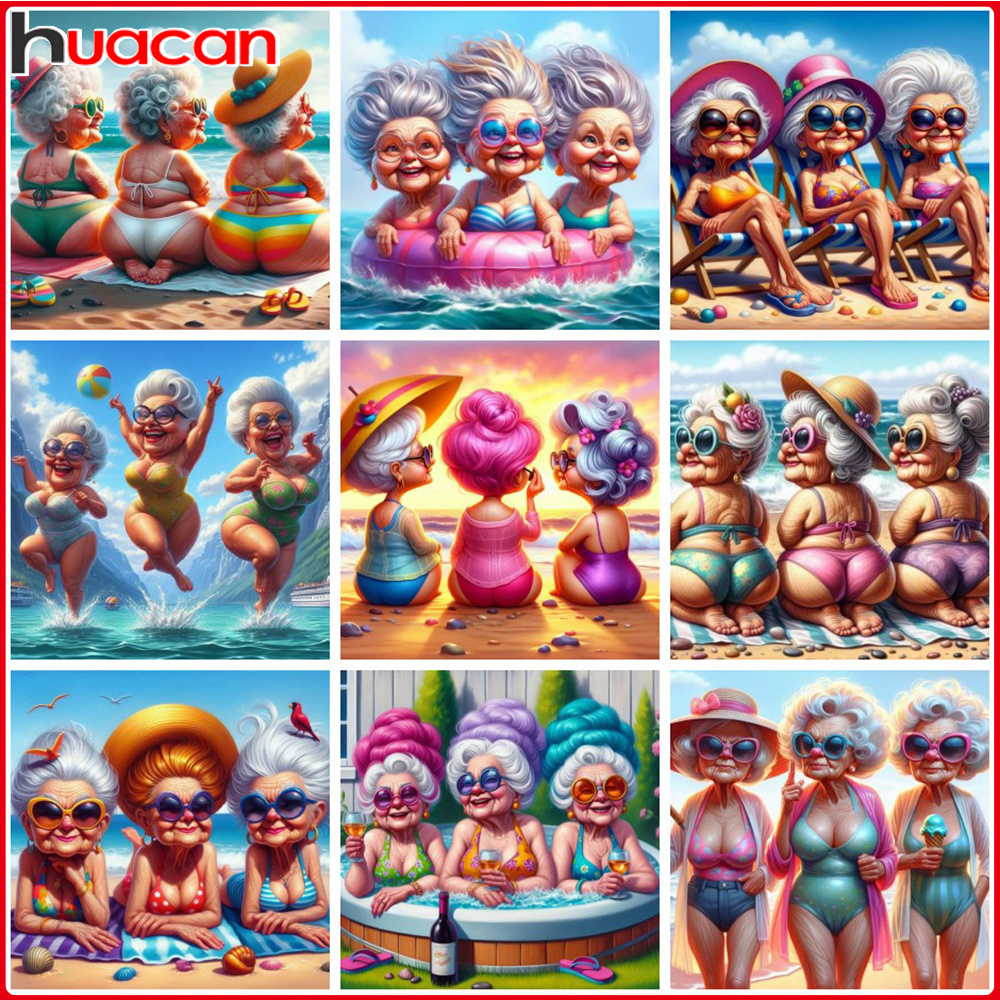 Resin Art Beach - HUACAN Diamond Mosaic Art Painting Beach