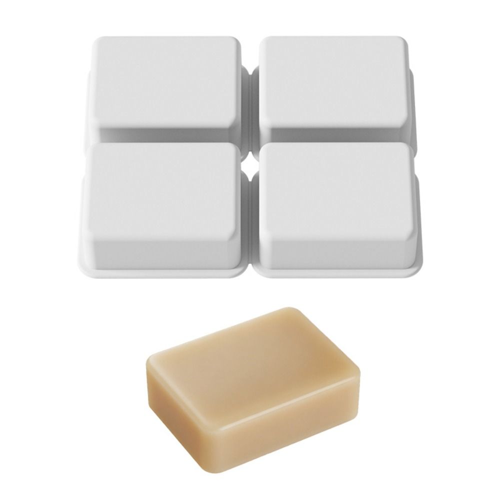 Resin Art Cube - 4 Cavity Rectangle Soap Mold Heat