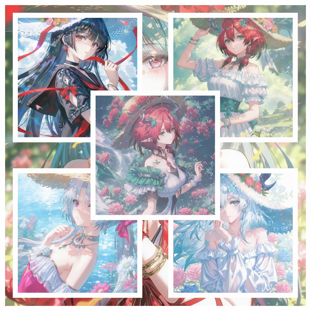 Resin Art Beach - Wuthering Waves Diamond Printing Fantasy The
