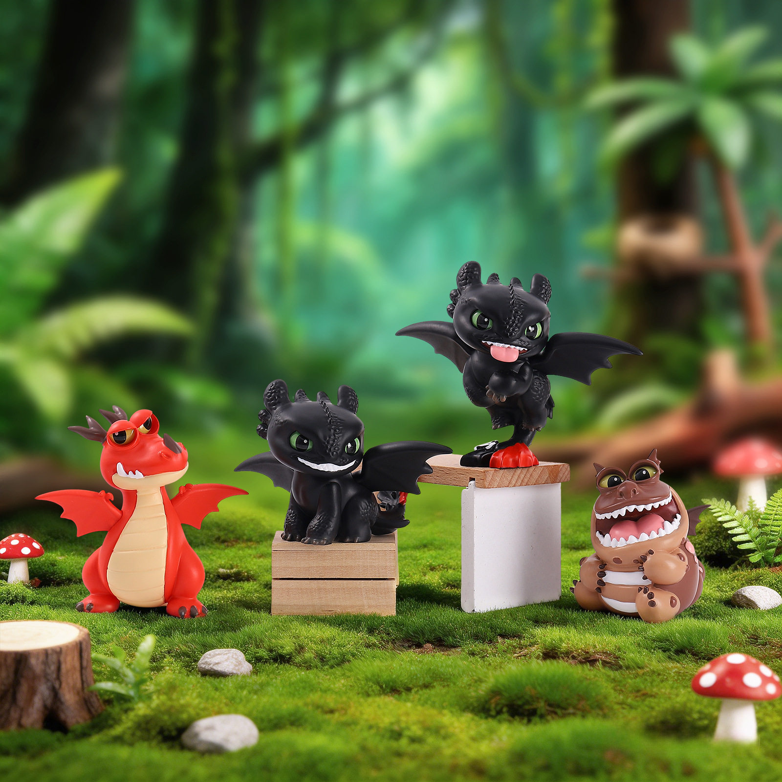 【In Stock】Anime Toothless Seri – обзор и цена Resin Art Case