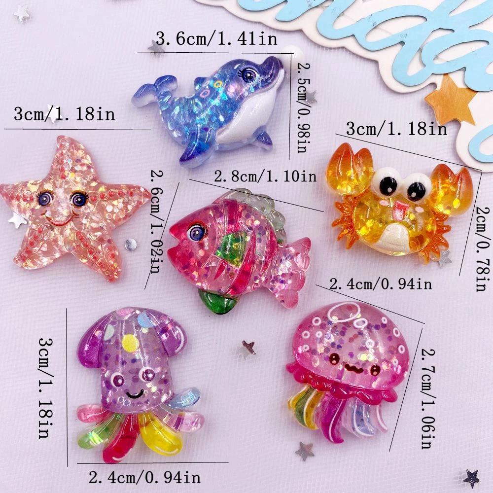 10pcs Glitter Colorful Resin S – обзор и цена Resin Art Beach