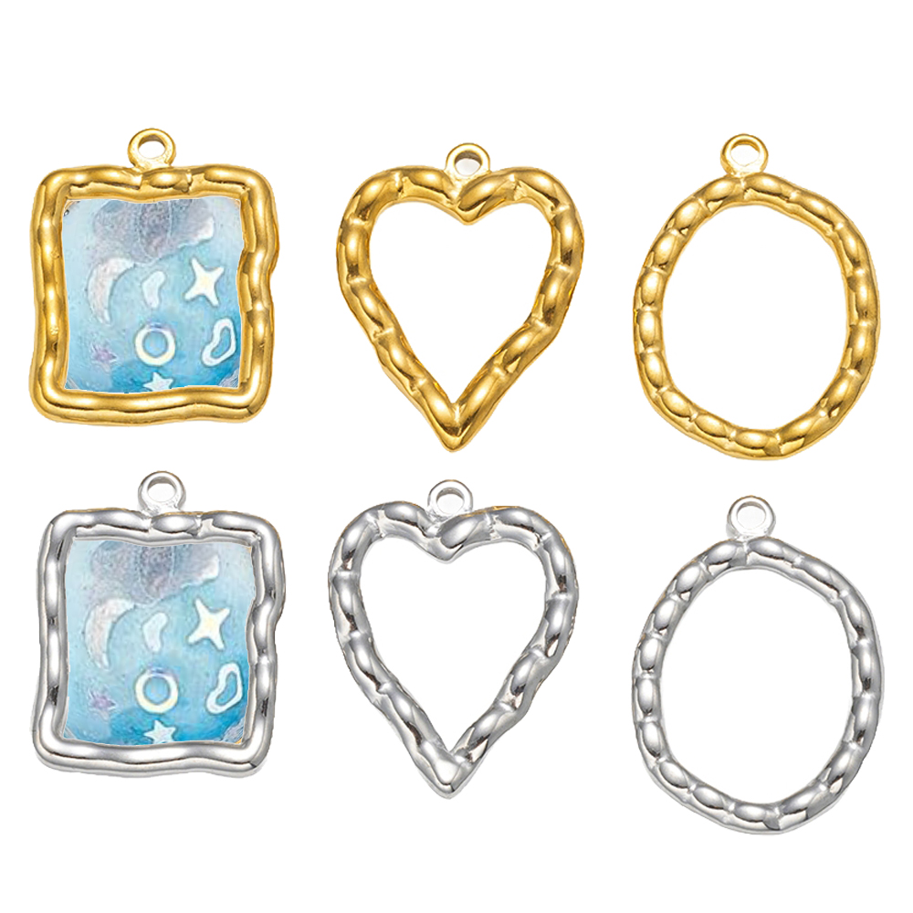5pcs Stainless Steel Heart Rou – обзор и цена Resin Art Jewelry Kit