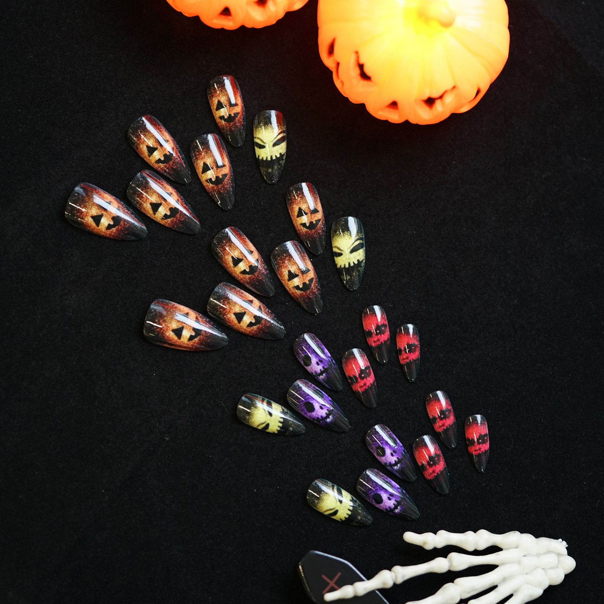 24pcs 2025 Halloween 3D Cat Ey – обзор и цена Resin Art Case
