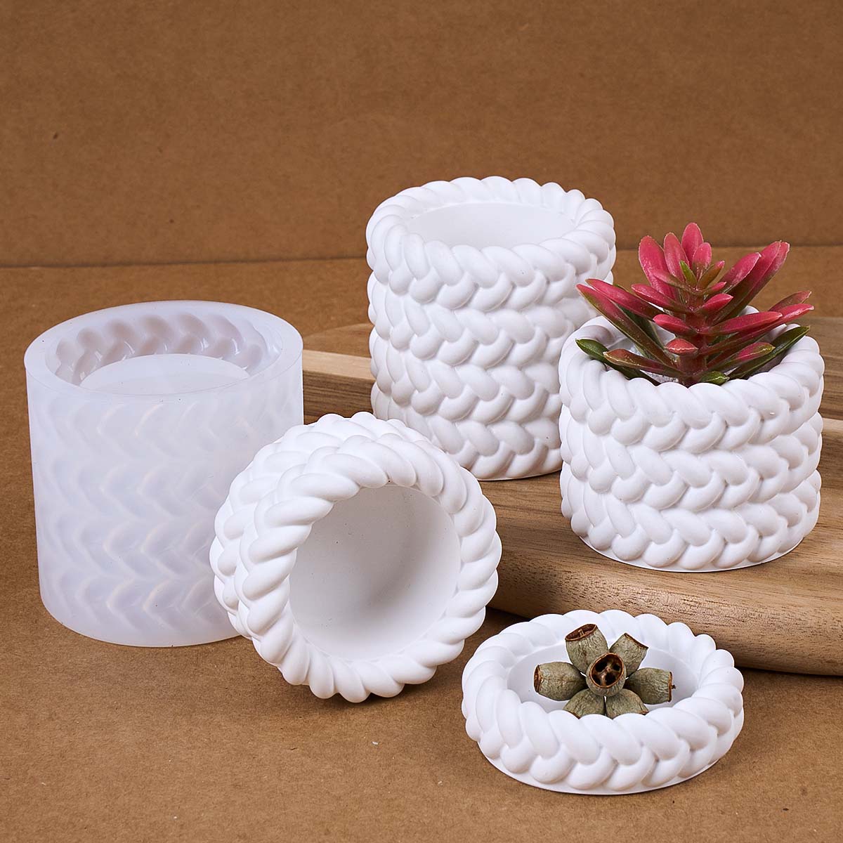 1/2/3/4 Floors Hemp Rope Candl – обзор и цена Coaster Mold Square