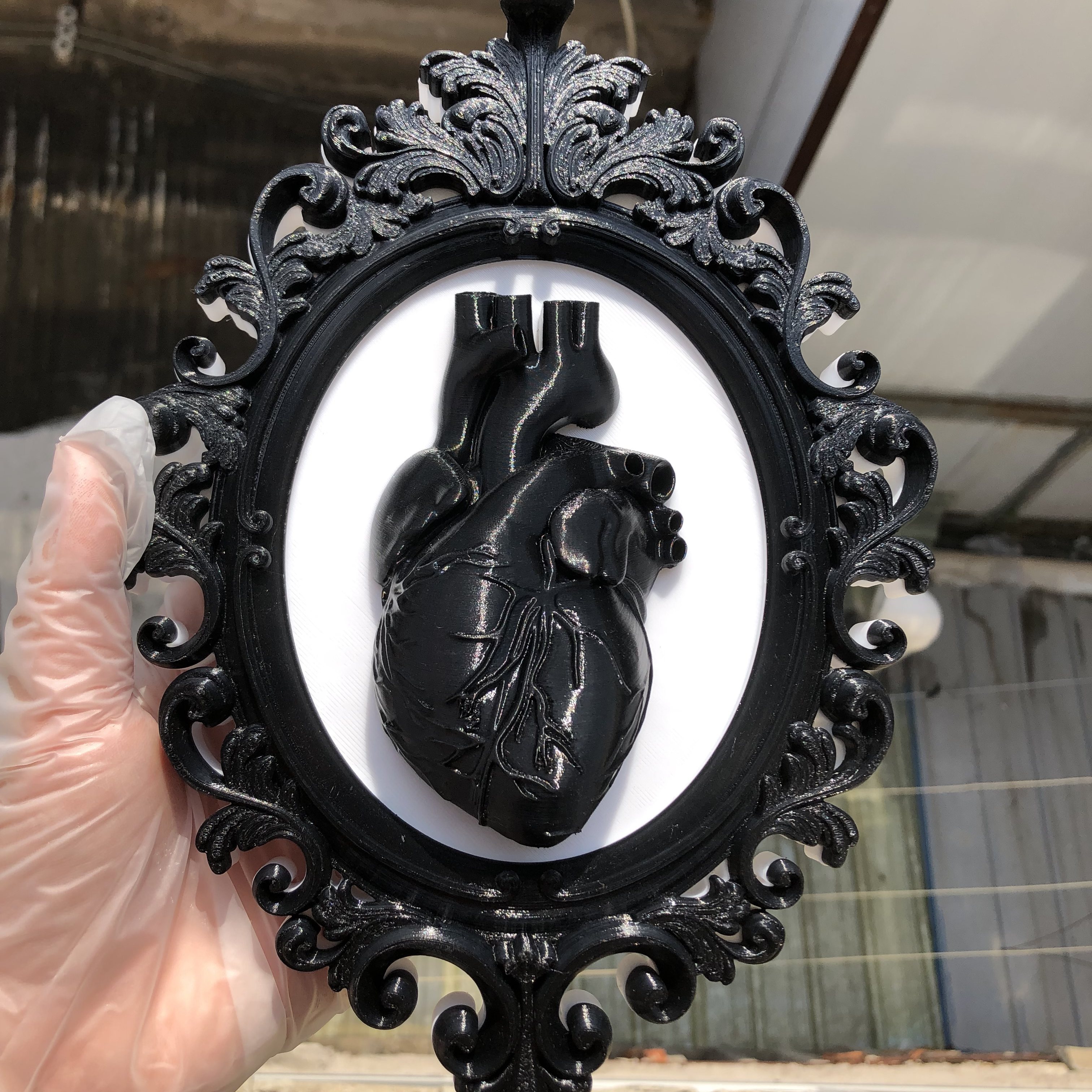 Heart Photo Frame Wall Art Dec – обзор и цена Resin Art Anniversary Gift