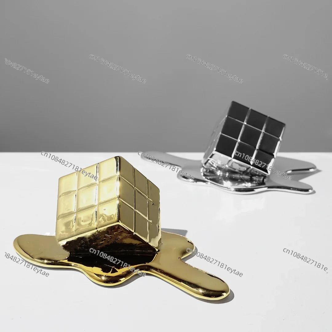 Golden Resin Geometric Cube -  – обзор и цена Resin Art Cube