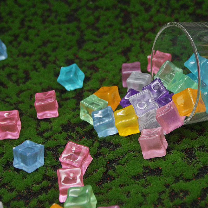 20pcs Luminous 14cm Stone Squa – обзор и цена Resin Art Cube