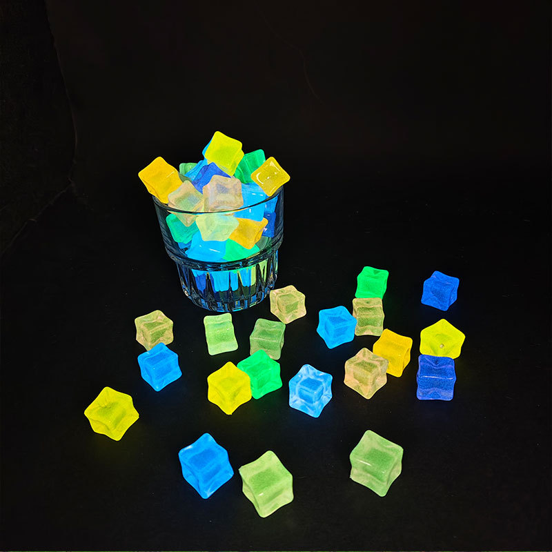 20pcs Luminous 14cm Stone Squa – обзор и цена Resin Art Cube