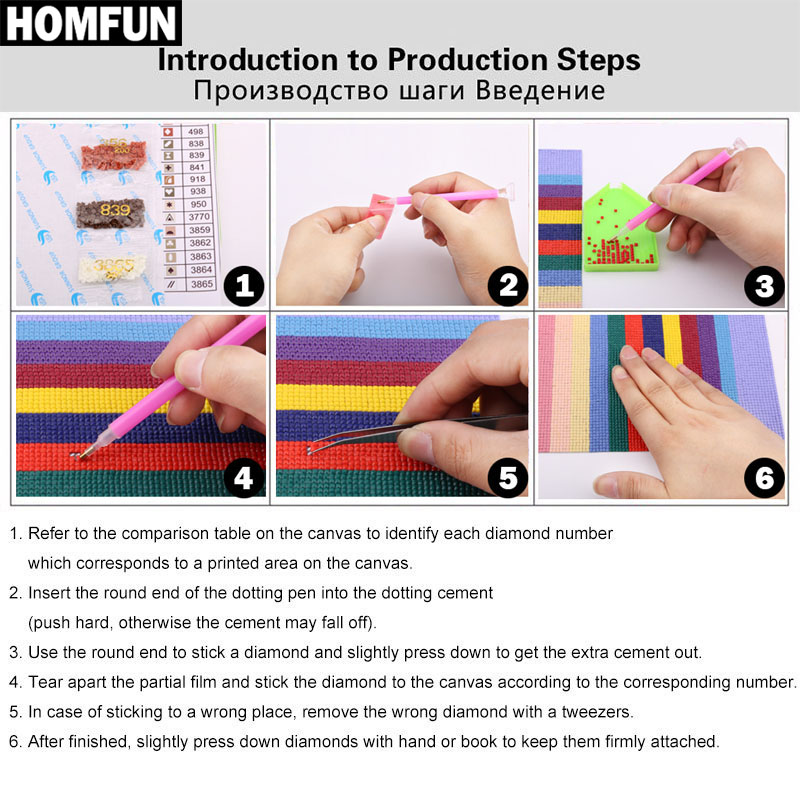 HOMFUN Diy 5d Diamond Painting – обзор и цена Resin Art Beach