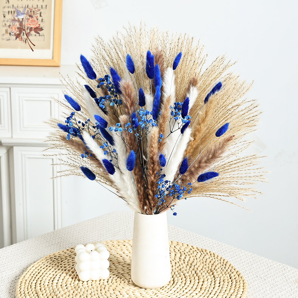70 Stem Blue Fluffly Rabbit Ta – обзор и цена Dried Flower Pressed