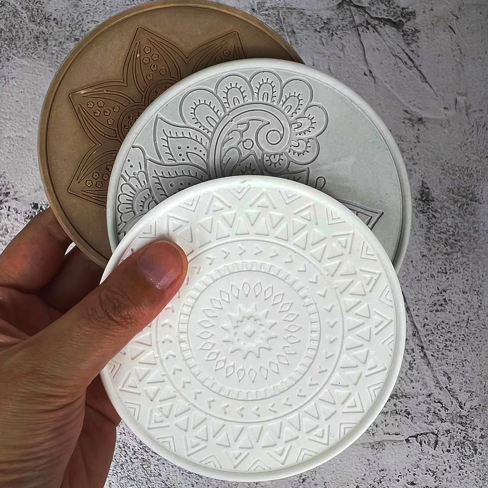 Mandala Round Coaster Resin Si – обзор и цена Coaster Mold Square