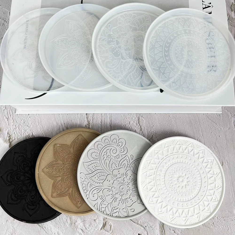 Mandala Round Coaster Resin Si – обзор и цена Coaster Mold Square
