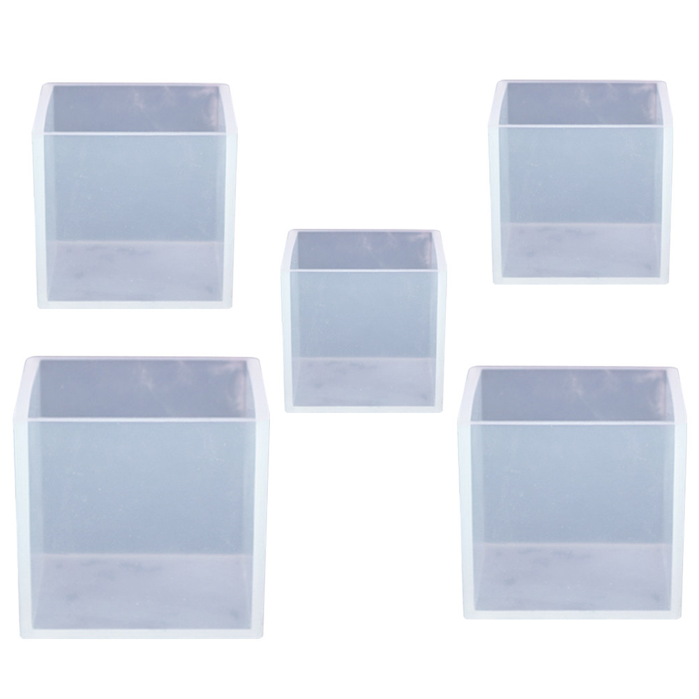 5Pcs Silicone Cube Mold for Re – обзор и цена Resin Art Cube