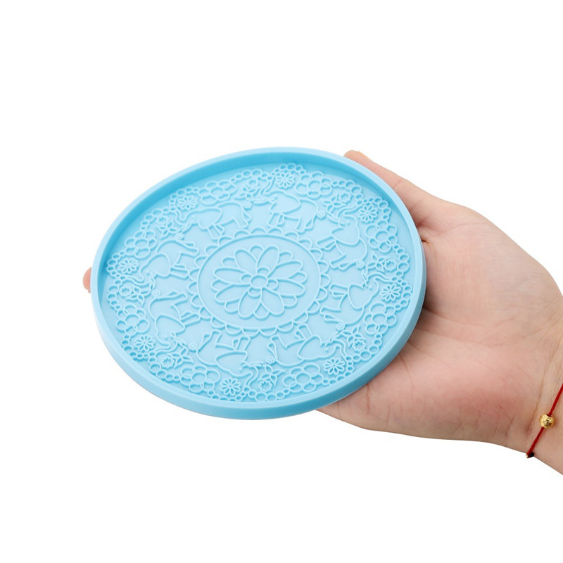 Mandala Coaster Silicone Mold  – обзор и цена Coaster Mold Square