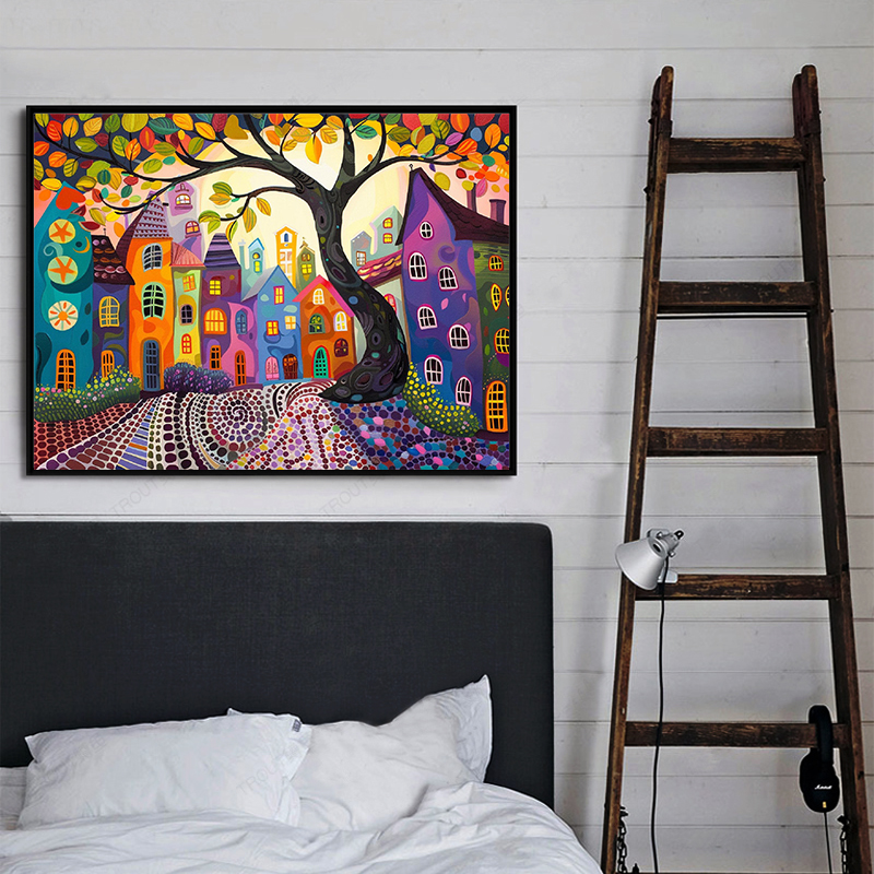 Frameless,Night View 5D Diamon – обзор и цена Resin Art On Wall