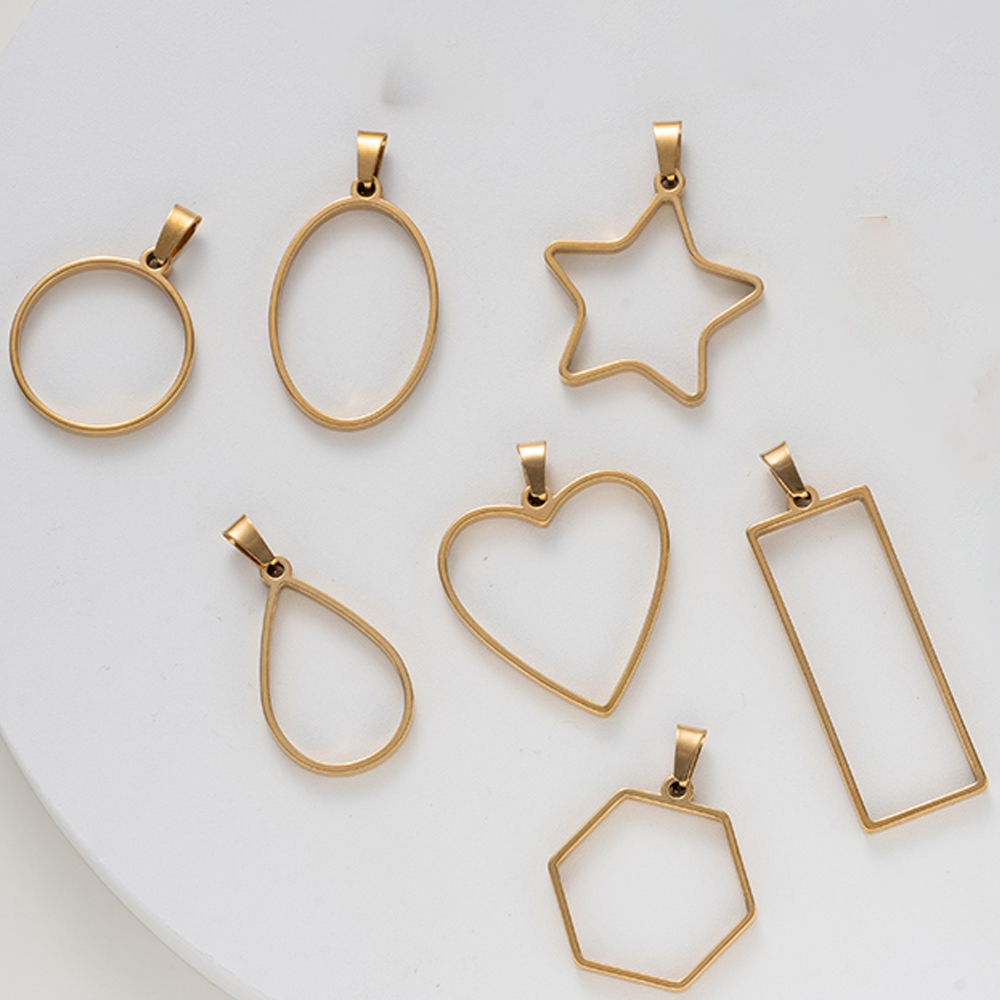 5pcs Stainless Steel Open Back – обзор и цена Resin Art Jewelry Kit