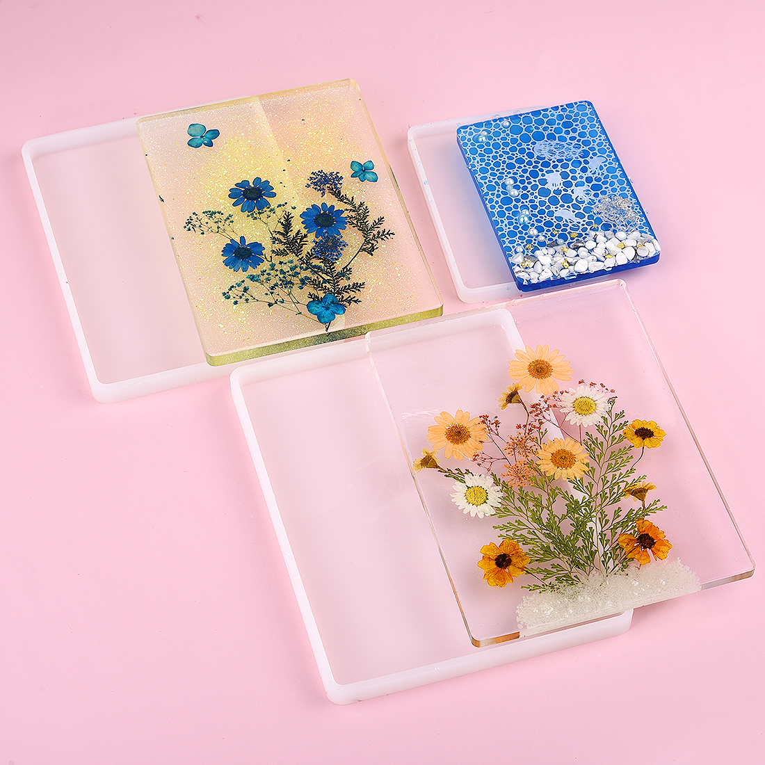 DIY Round Square Rectangle Sha – обзор и цена Coaster Mold Square