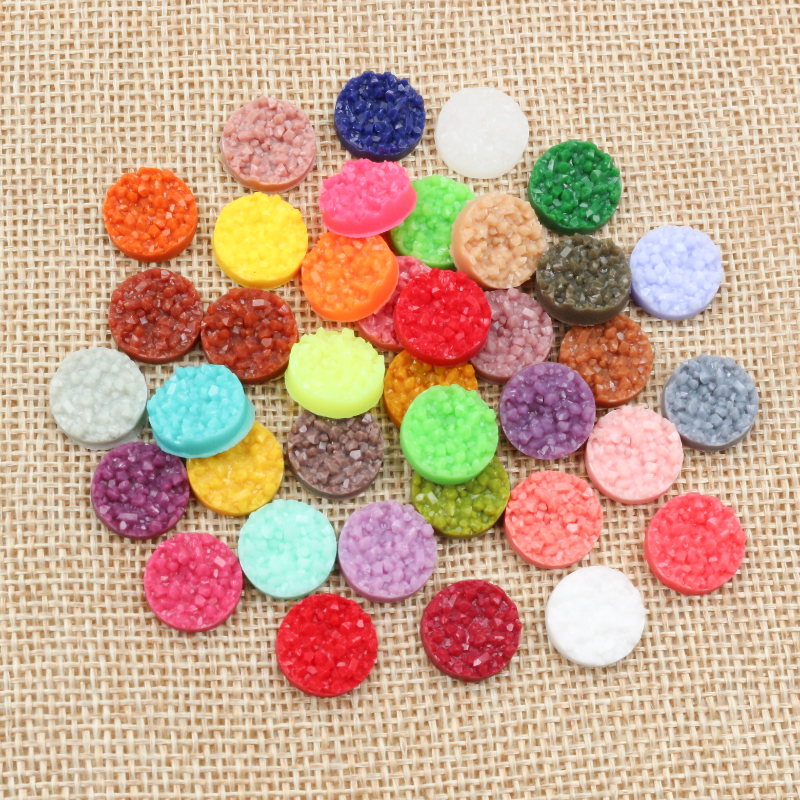 40pcs Resin Druzy Cabochons Do – обзор и цена Resin Art Jewelry Kit