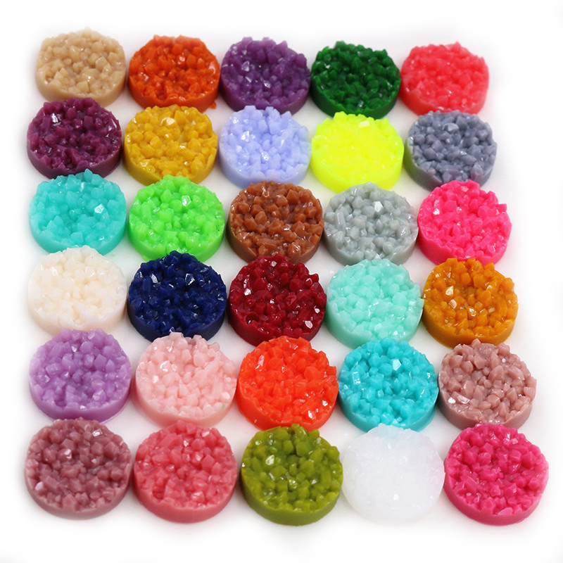 40pcs Resin Druzy Cabochons Do – обзор и цена Resin Art Jewelry Kit