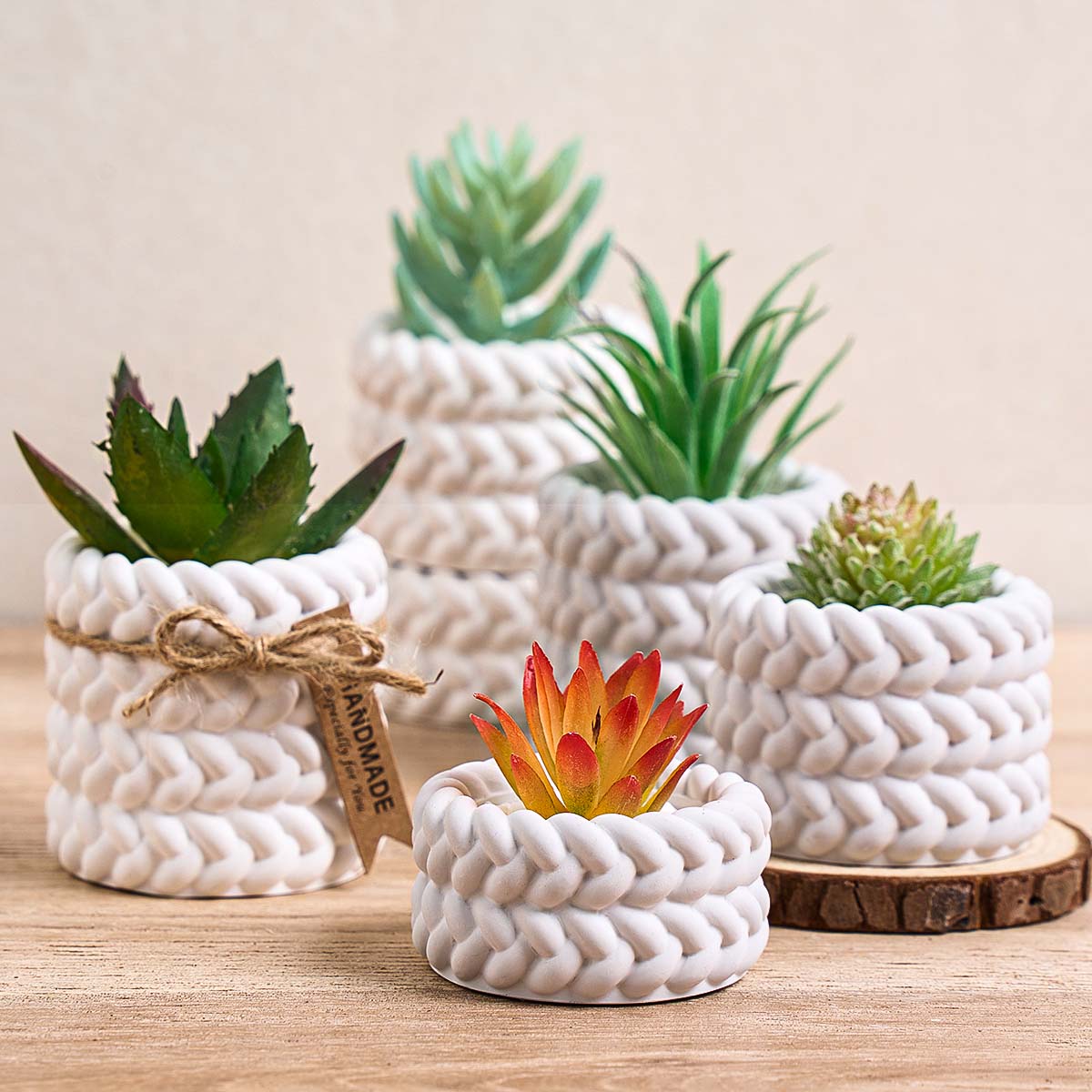 Woven Candle Jar Silicone Mold – обзор и цена Coaster Mold Square