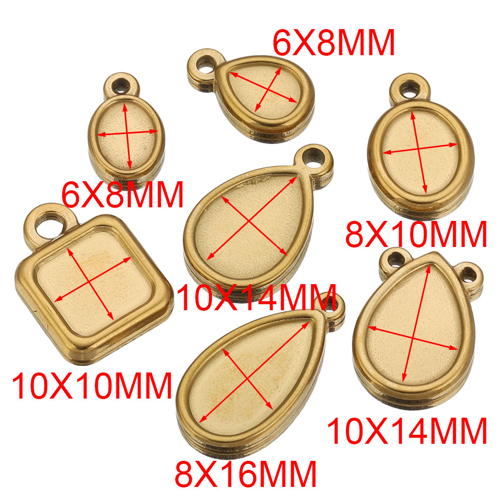 5pcs Stainless Steel Square Dr – обзор и цена Resin Art Jewelry Kit