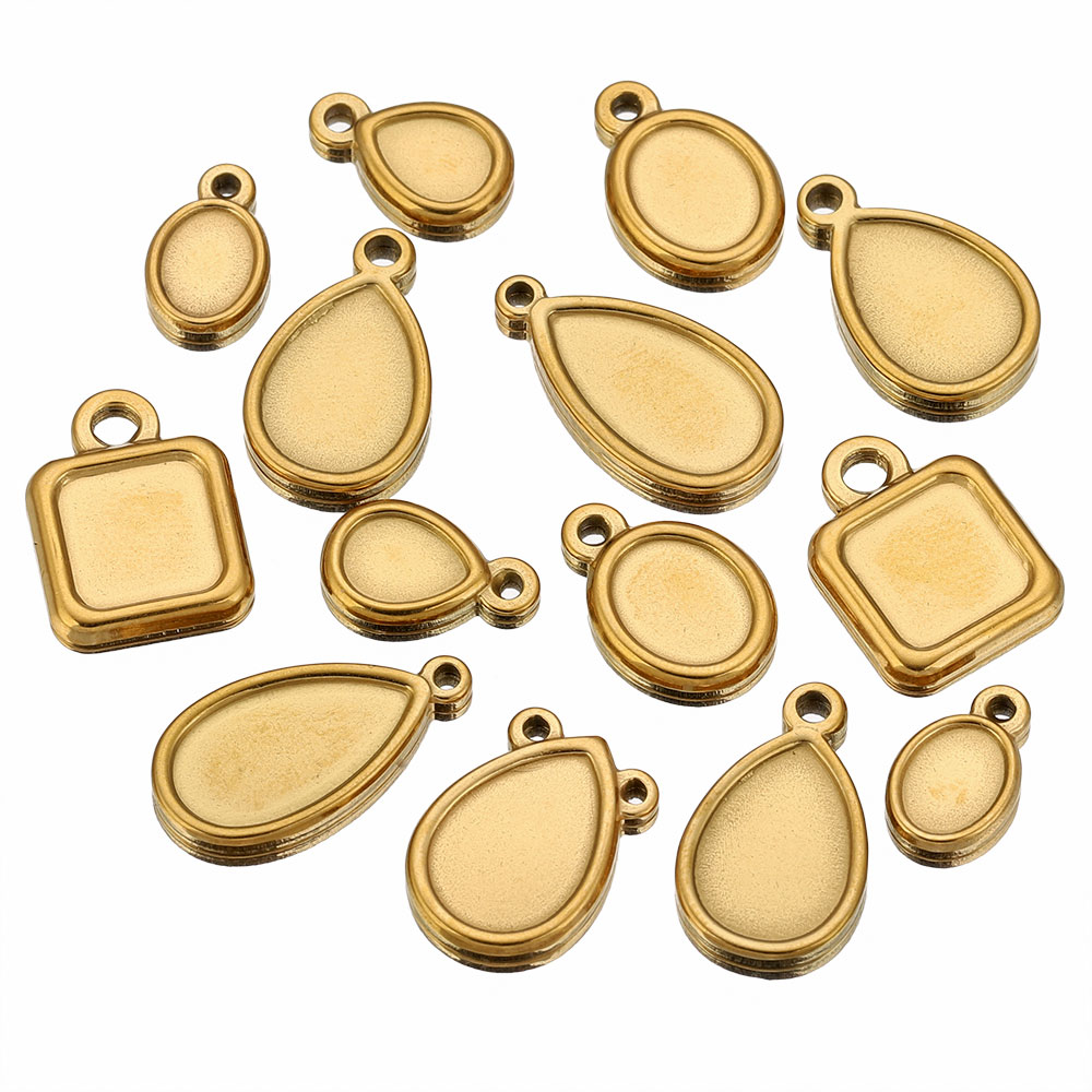 5pcs Stainless Steel Square Dr – обзор и цена Resin Art Jewelry Kit