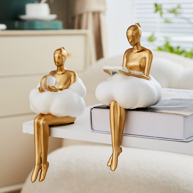 Ballet Girl Cloud Abstract Art – обзор и цена Resin Art Dining Table
