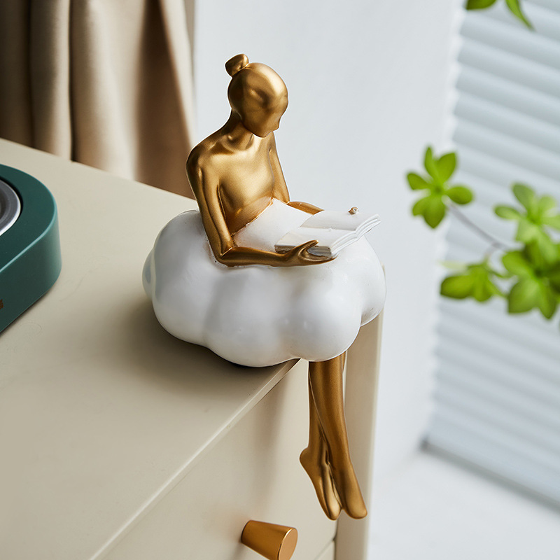 Ballet Girl Cloud Abstract Art – обзор и цена Resin Art Dining Table