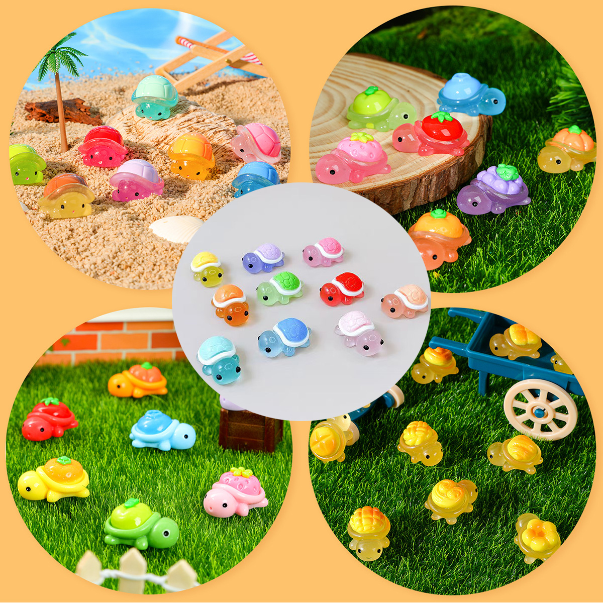 Mini Ocean Resin Turtle Animal – обзор и цена Resin Art Beach