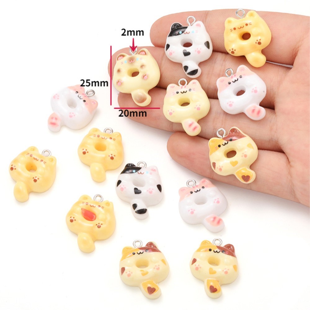 10Pcs Kawaii Cartoon Cat Resin – обзор и цена Resin Art Jewelry Kit