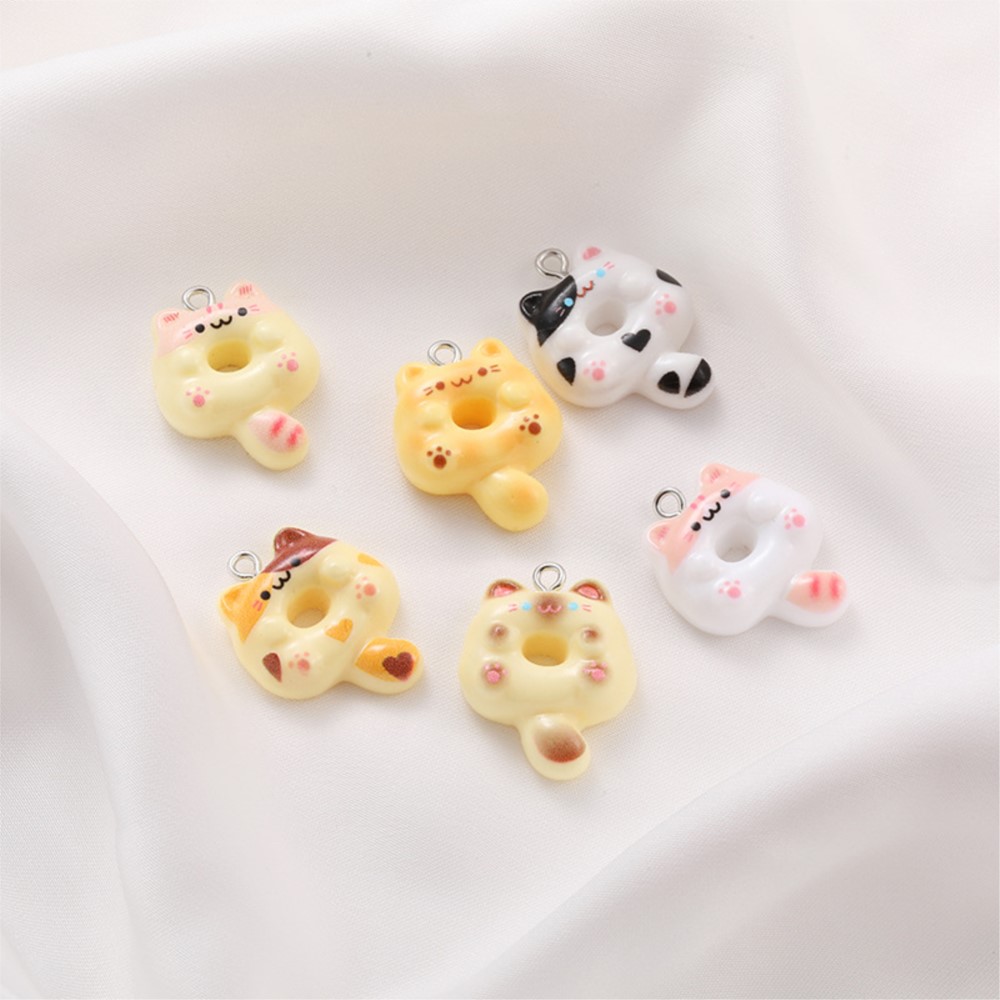 10Pcs Kawaii Cartoon Cat Resin – обзор и цена Resin Art Jewelry Kit