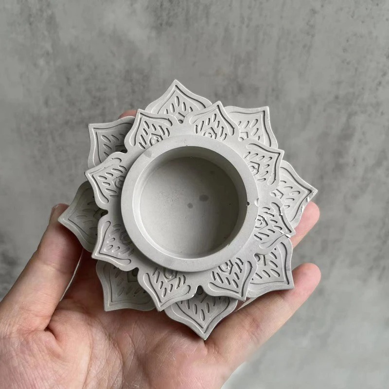 Concrete Candle Jar Silicone M – обзор и цена Coaster Mold Square