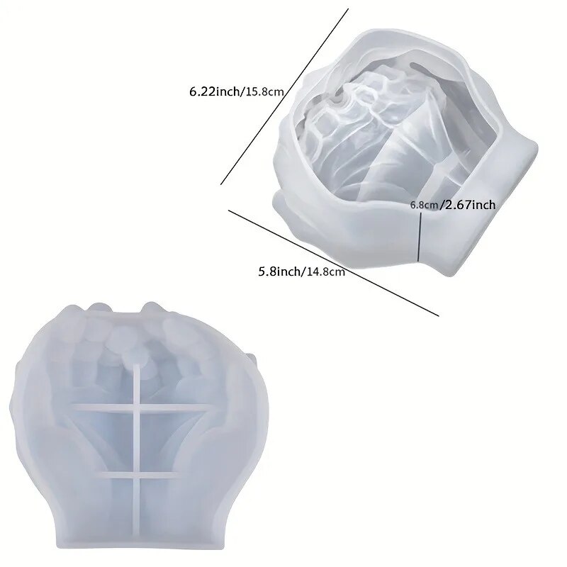 1pc Hand Plaster Mold for Resi – обзор и цена Coaster Mold Square