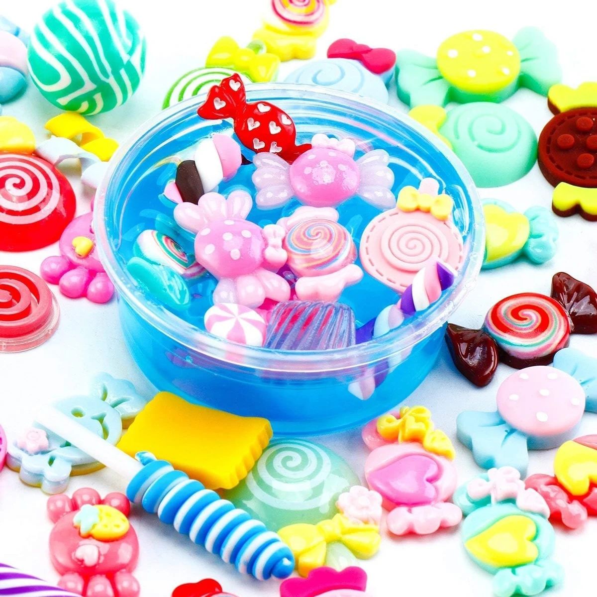 30pcs Random Candy Slime Charm – обзор и цена Resin Art Jewelry Kit