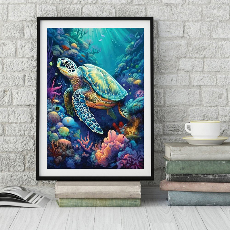 1PC frameless  Full Square Rou – обзор и цена Resin Art On Wall