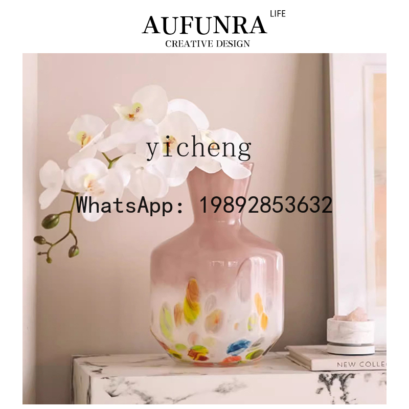 FY vase glass ornament living  – обзор и цена Resin Art Dining Table