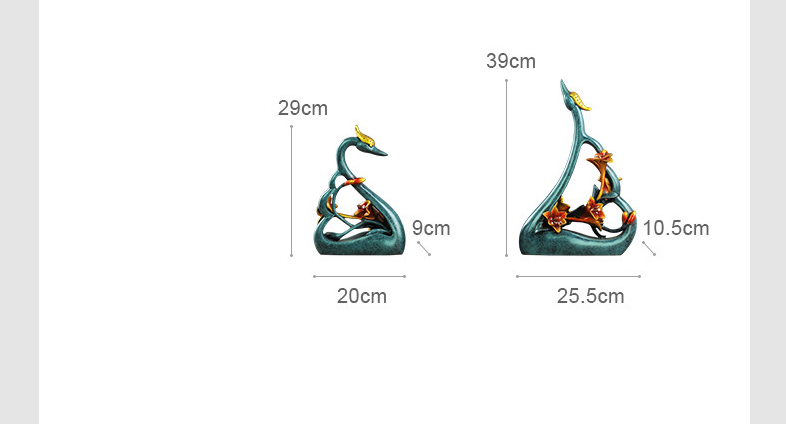 couples swan lovers art decora – обзор и цена Resin Art Anniversary Gift