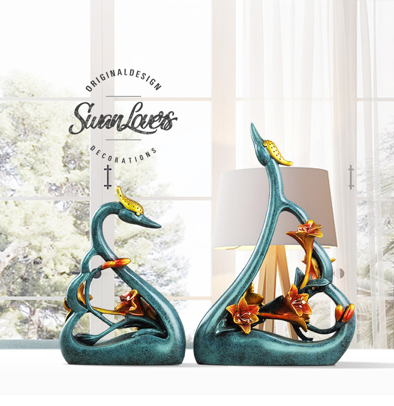couples swan lovers art decora – обзор и цена Resin Art Anniversary Gift