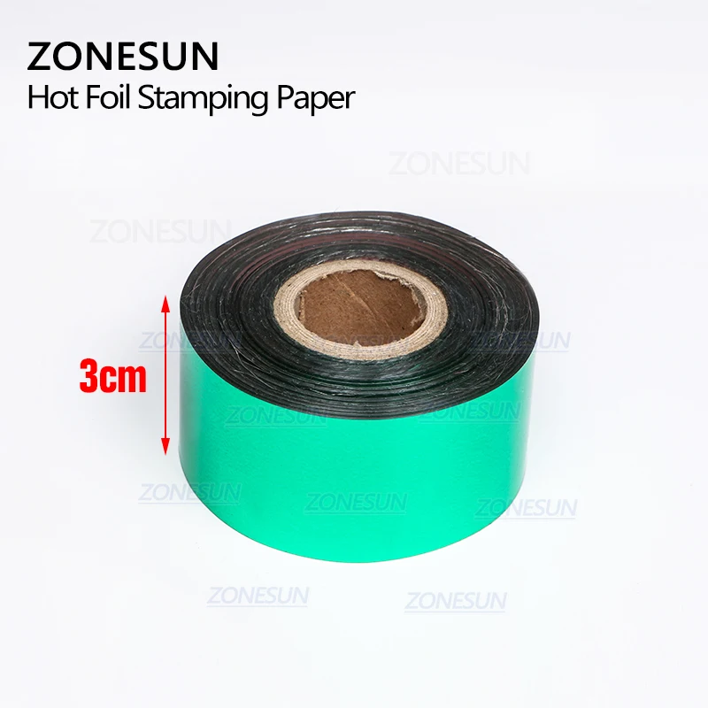 ZONESUN Hot Stamping Foil 3cm  – обзор и цена Resin Art Logo