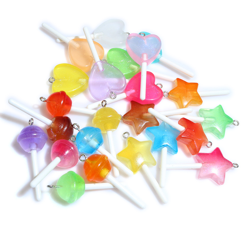10pcs Resin Pendants Shiny Rou – обзор и цена Resin Art Jewelry Kit