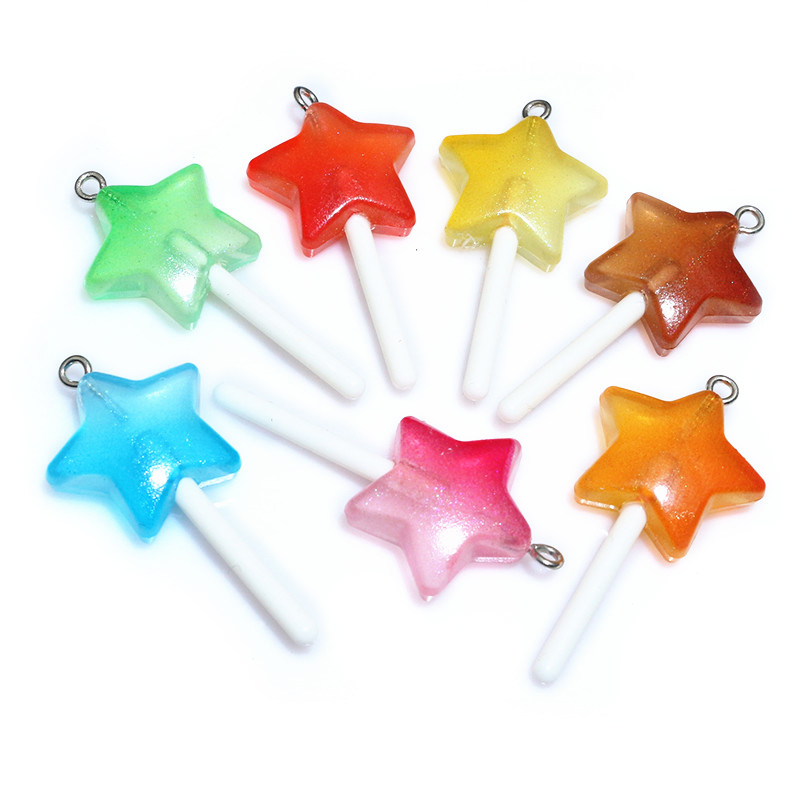 10pcs Resin Pendants Shiny Rou – обзор и цена Resin Art Jewelry Kit
