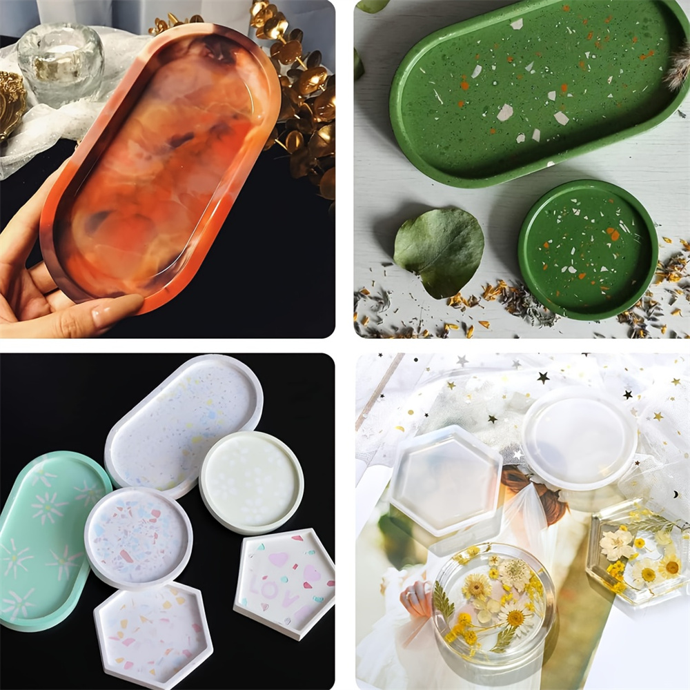 4pcs/Set Storage Tray Coaster  – обзор и цена Coaster Mold Square
