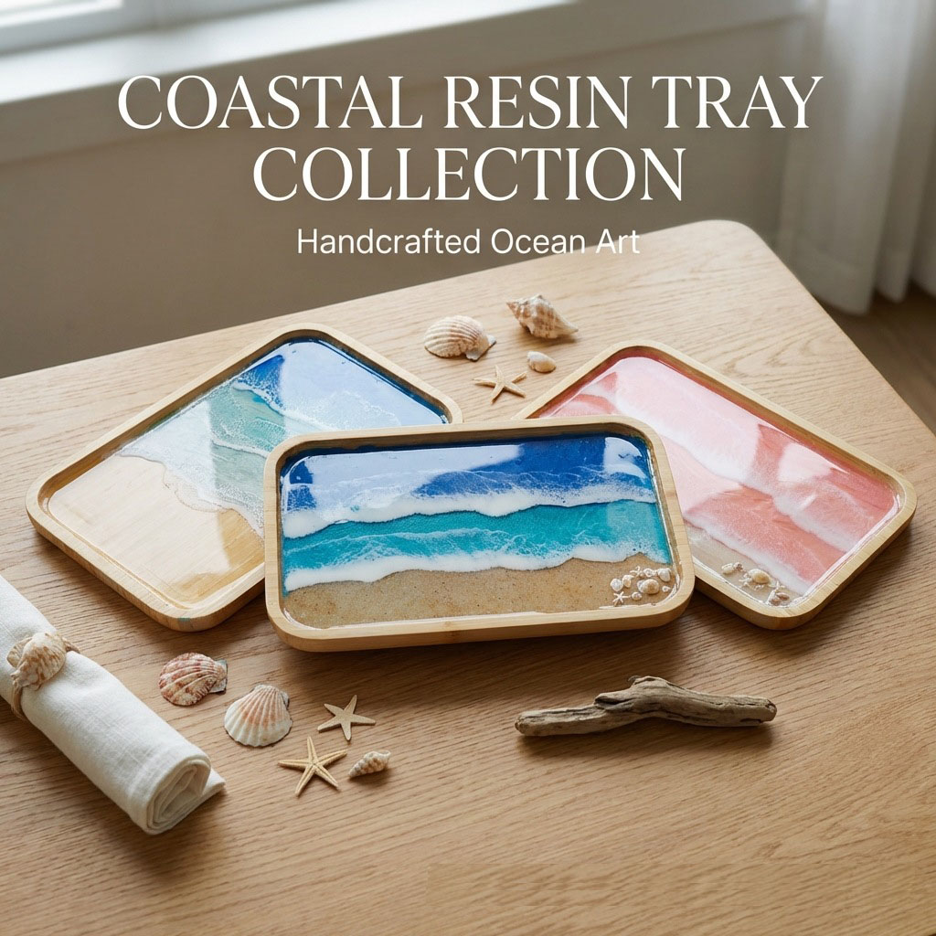 Epoxy Resin Ocean Art Decorati – обзор и цена Resin Art Dining Table