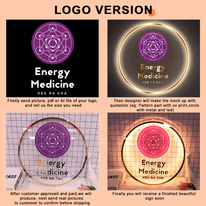 Custom Acrylic Business Logo N – обзор и цена Resin Art Logo