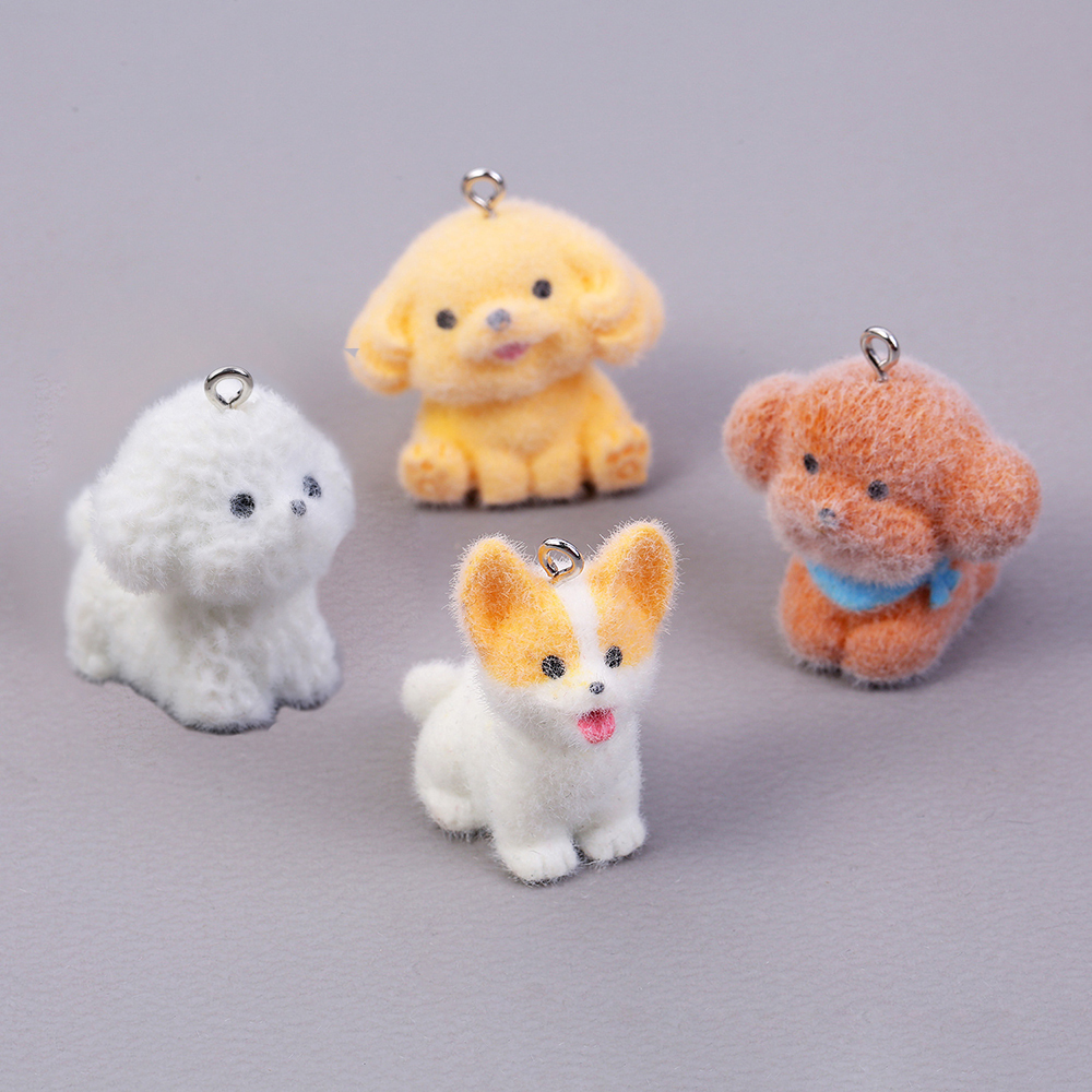 10pcs Flocking Puppy Dog Resin – обзор и цена Resin Art Jewelry Kit