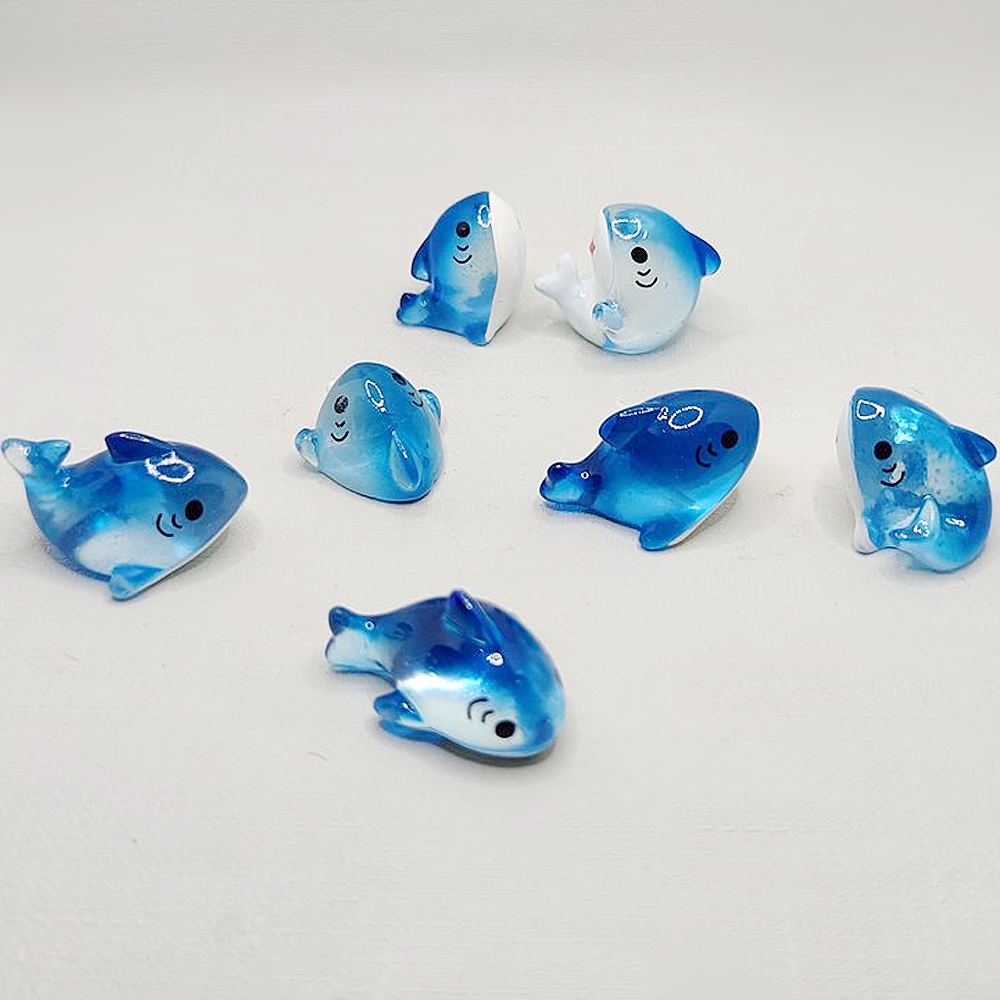 3/6pcs Mini Resin Shark Miniat – обзор и цена Resin Art Beach