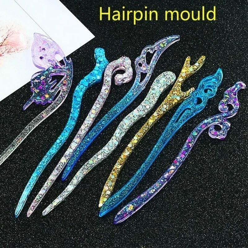 New Transparent Hairpin Silico – обзор и цена Resin Art Jewelry Kit