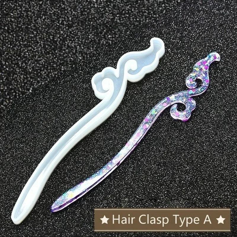 New Transparent Hairpin Silico – обзор и цена Resin Art Jewelry Kit